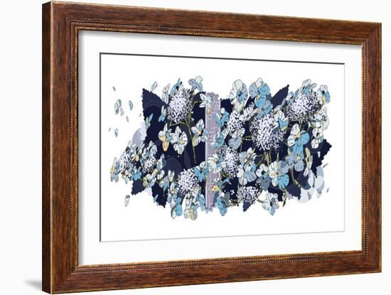 Hydrangea-HR-FM-Framed Art Print