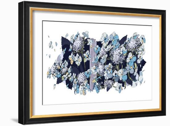 Hydrangea-HR-FM-Framed Art Print