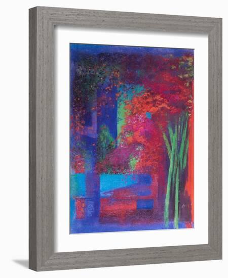 Hydrangeas, 2017-Margo Starkey-Framed Giclee Print