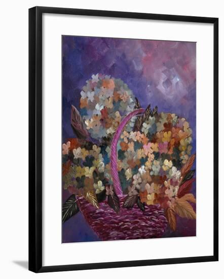 Hydrangeas 45-Pol Ledent-Framed Art Print