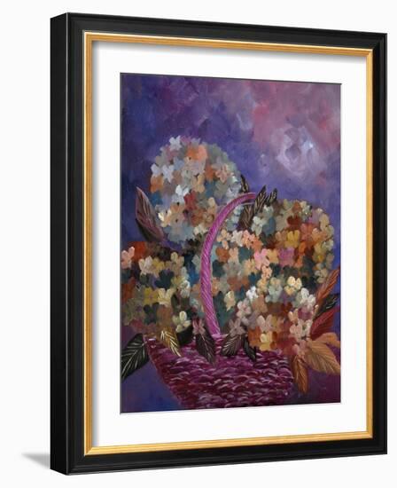 Hydrangeas 45-Pol Ledent-Framed Art Print