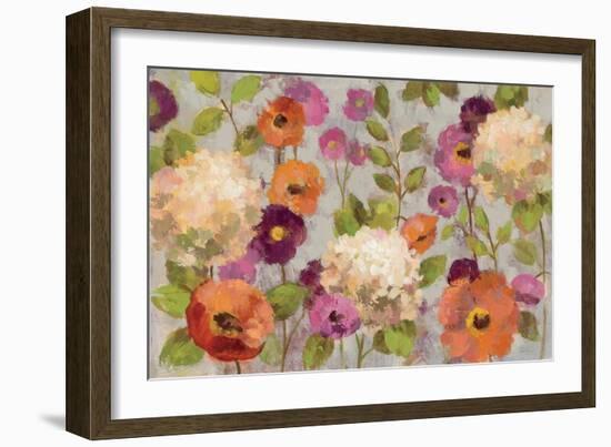 Hydrangeas and Anemones-Silvia Vassileva-Framed Art Print