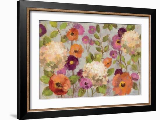 Hydrangeas and Anemones-Silvia Vassileva-Framed Art Print