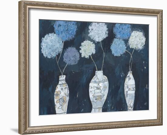 Hydrangeas and Chinese Vases-Charlotte Hardy-Framed Giclee Print