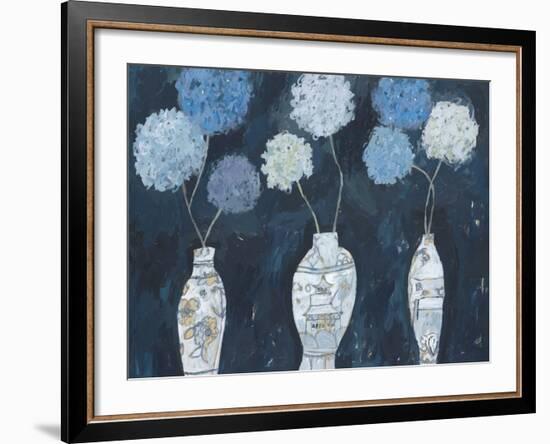 Hydrangeas and Chinese Vases-Charlotte Hardy-Framed Giclee Print