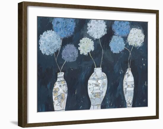 Hydrangeas and Chinese Vases-Charlotte Hardy-Framed Giclee Print