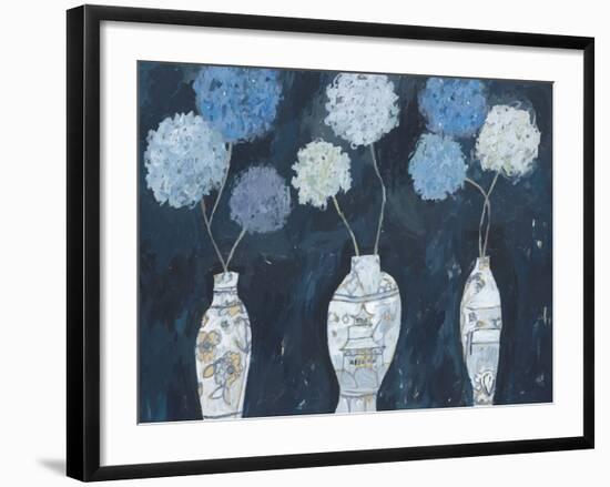 Hydrangeas and Chinese Vases-Charlotte Hardy-Framed Giclee Print