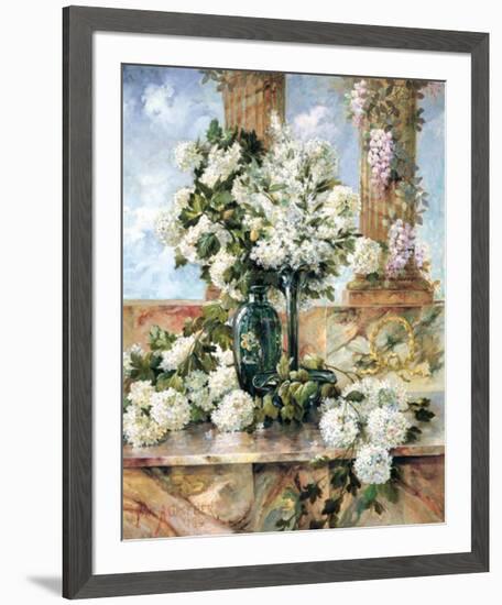 Hydrangeas in Bloom-Paul Groeber-Framed Art Print