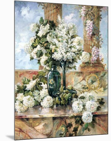 Hydrangeas in Bloom-Paul Groeber-Mounted Art Print