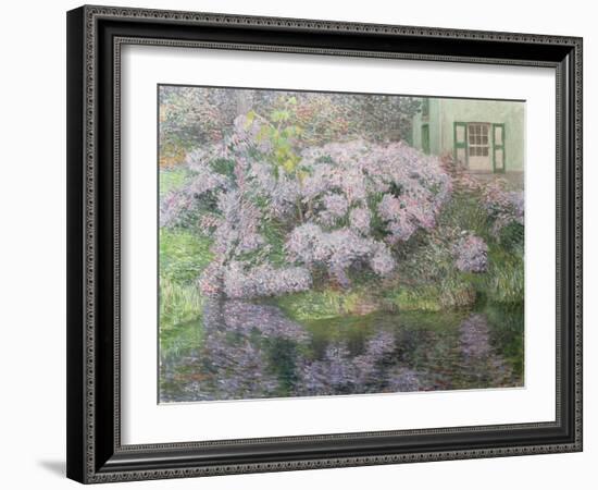 Hydrangeas on the Banks of the River Lys, 1898-Emile Claus-Framed Giclee Print