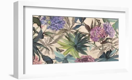 Hydrangeas Panel-Eve C^ Grant-Framed Art Print