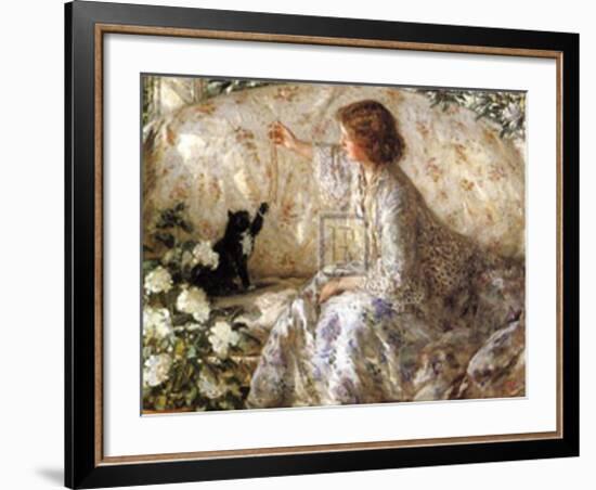 Hydrangeas-Philip Wilson Steer-Framed Art Print