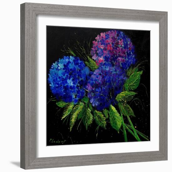 Hydrangeas-Pol Ledent-Framed Art Print