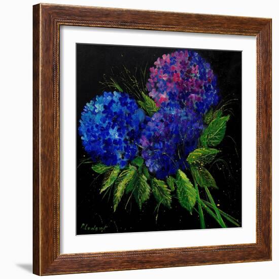 Hydrangeas-Pol Ledent-Framed Art Print