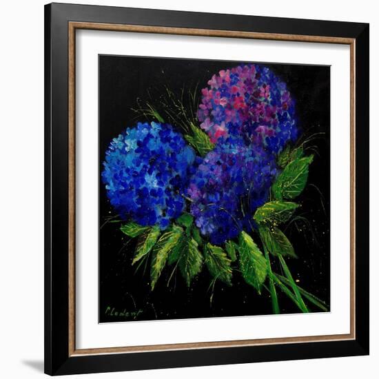 Hydrangeas-Pol Ledent-Framed Art Print