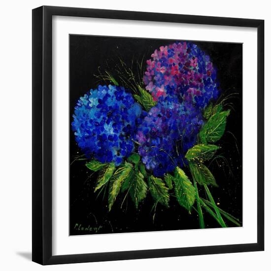 Hydrangeas-Pol Ledent-Framed Art Print