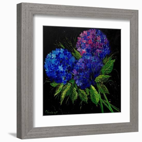 Hydrangeas-Pol Ledent-Framed Art Print