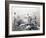 Hydraulic mining, Rockerville, 1889-John C. H. Grabill-Framed Photographic Print