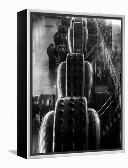 Hydro-Generators at Niagara Falls Power Company-Margaret Bourke-White-Framed Premier Image Canvas