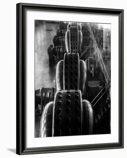 Hydro-Generators at Niagara Falls Power Company-Margaret Bourke-White-Framed Premium Photographic Print