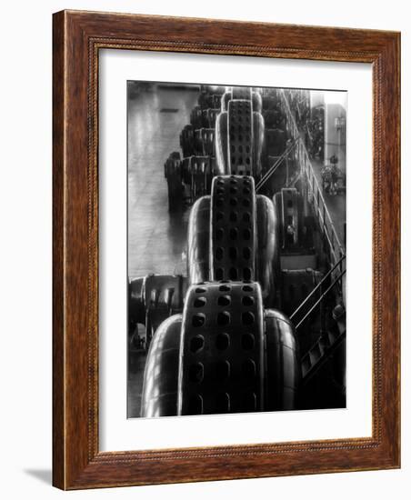 Hydro-Generators at Niagara Falls Power Company-Margaret Bourke-White-Framed Photographic Print