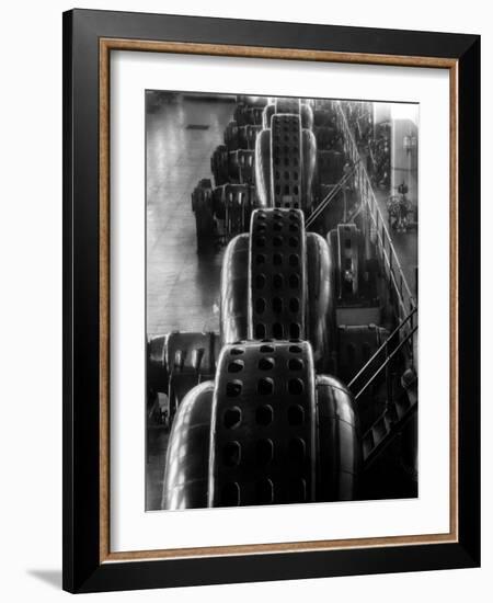 Hydro-Generators at Niagara Falls Power Company-Margaret Bourke-White-Framed Photographic Print