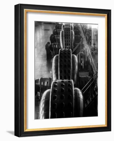 Hydro-Generators at Niagara Falls Power Company-Margaret Bourke-White-Framed Photographic Print