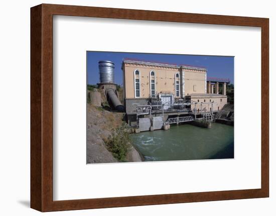 Hydroelectric power station near Tashkent-Unknown-Framed Photographic Print