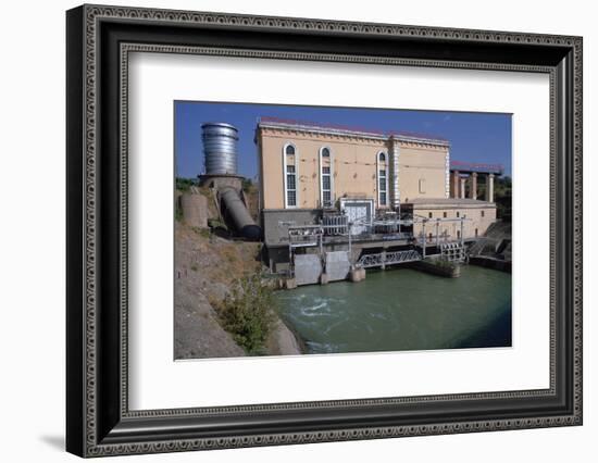 Hydroelectric power station near Tashkent-Unknown-Framed Photographic Print