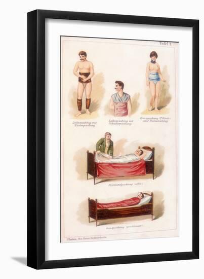 Hydrotherapy Treatments, C1902-null-Framed Giclee Print