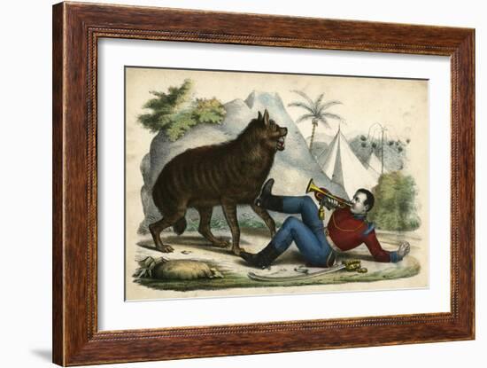 Hyena, Sentry Call 1845-null-Framed Premium Giclee Print