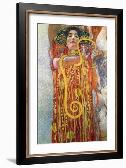 Hygeia-Gustav Klimt-Framed Art Print