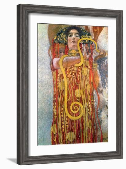 Hygeia-Gustav Klimt-Framed Art Print