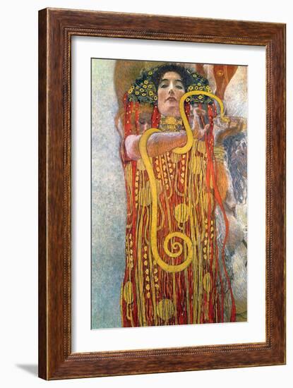 Hygeia-Gustav Klimt-Framed Art Print