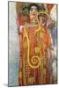 Hygeia-Gustav Klimt-Mounted Art Print