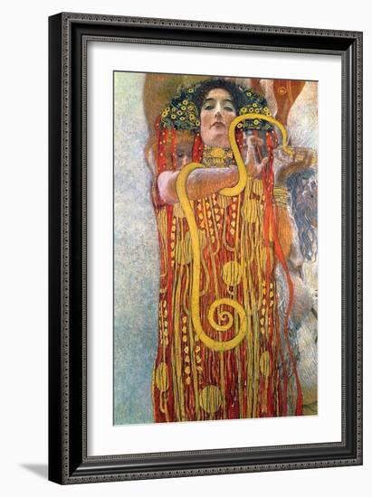 Hygeia-Gustav Klimt-Framed Art Print