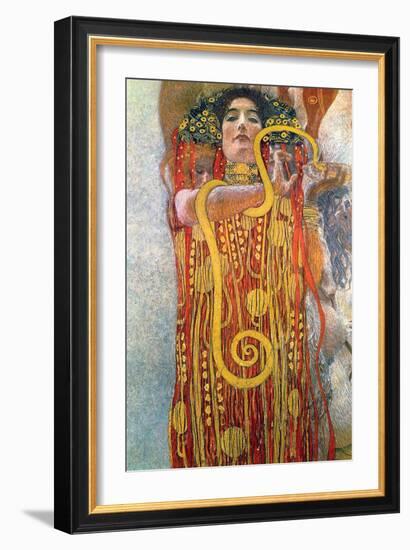 Hygeia-Gustav Klimt-Framed Art Print