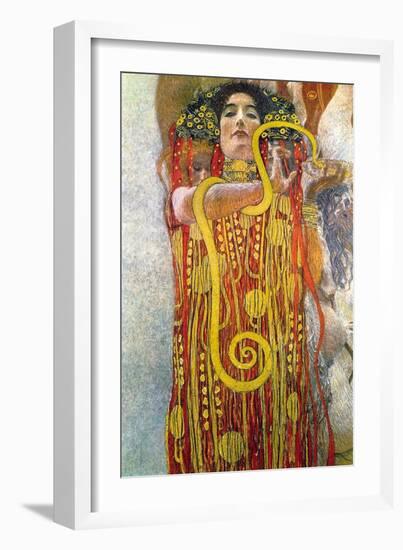 Hygeia-Gustav Klimt-Framed Art Print