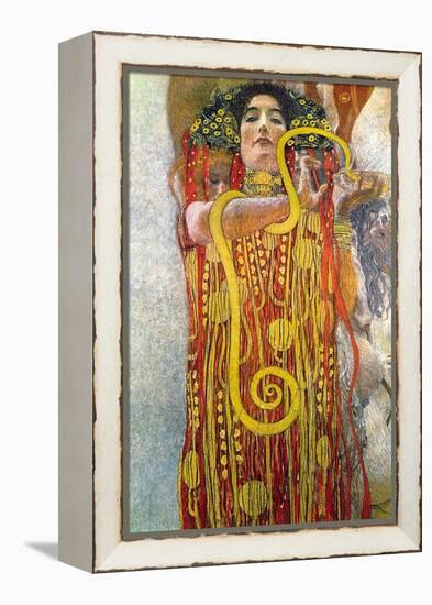 Hygeia-Gustav Klimt-Framed Stretched Canvas