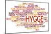 Hygge Trend Concept Word Cloud-timyee-Mounted Art Print