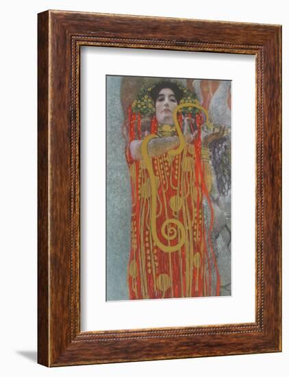 Hygieaia (detail)-Gustav Klimt-Framed Collectable Print