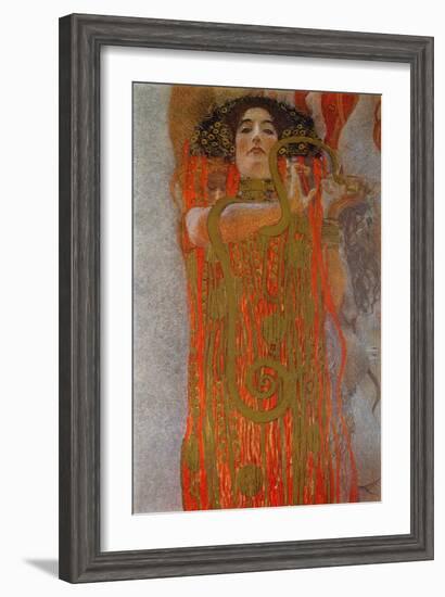 Hygieia, 1900-7-Gustav Klimt-Framed Giclee Print