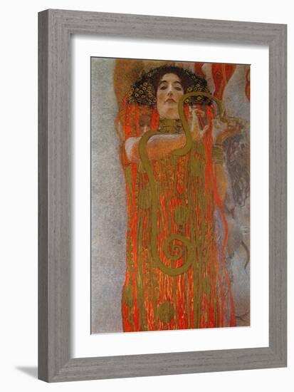 Hygieia, 1900-7-Gustav Klimt-Framed Giclee Print