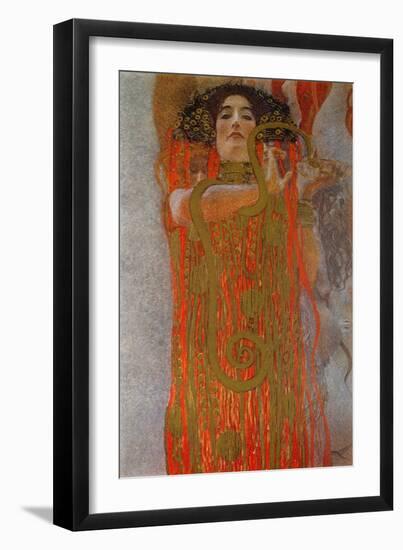 Hygieia, 1900-7-Gustav Klimt-Framed Giclee Print