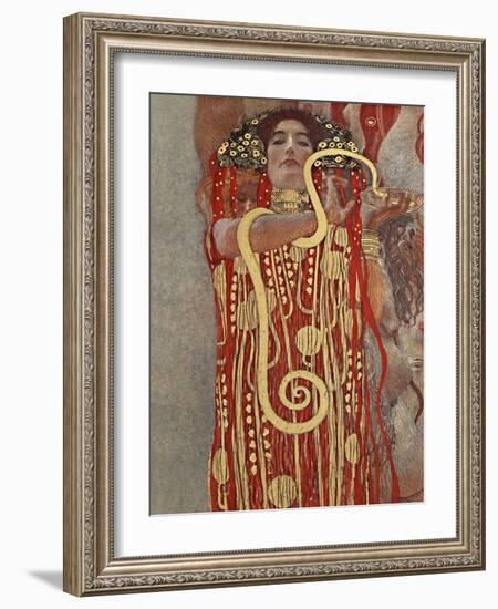 Hygieia (1907)-Gustav Klimt-Framed Photographic Print