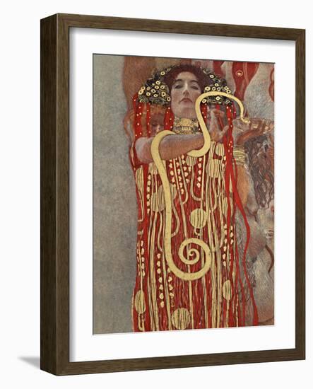 Hygieia (1907)-Gustav Klimt-Framed Photographic Print