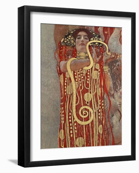 Hygieia (1907)-Gustav Klimt-Framed Photographic Print