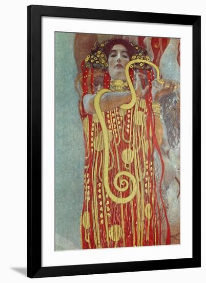 Hygieia, Detail from Medicine, 1900-1907-Gustav Klimt-Framed Giclee Print