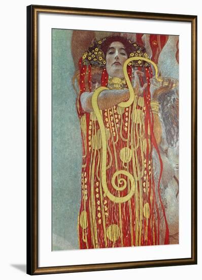 Hygieia, Detail from Medicine, 1900-1907-Gustav Klimt-Framed Giclee Print