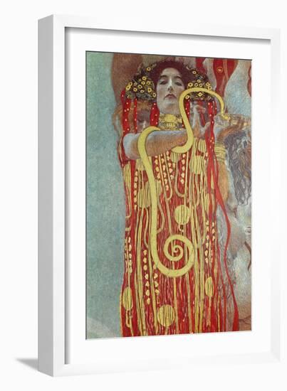 Hygieia, Detail from Medicine, 1900-1907-Gustav Klimt-Framed Giclee Print